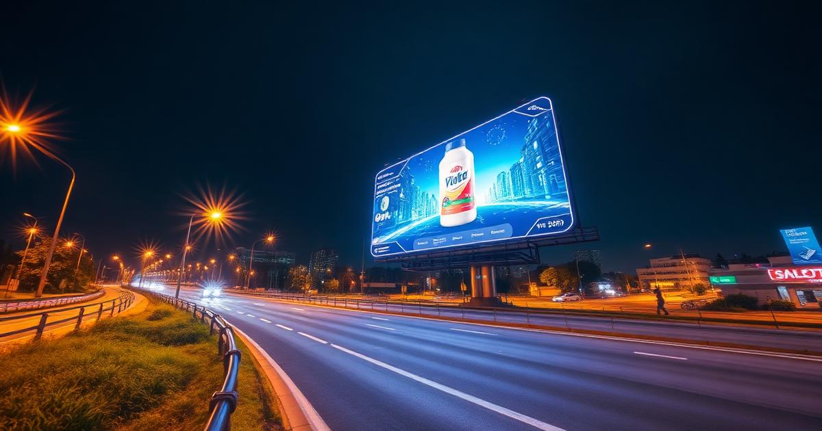 Billboard Advertising in Zarqa Highway | 3D Anamorphic Screens ...